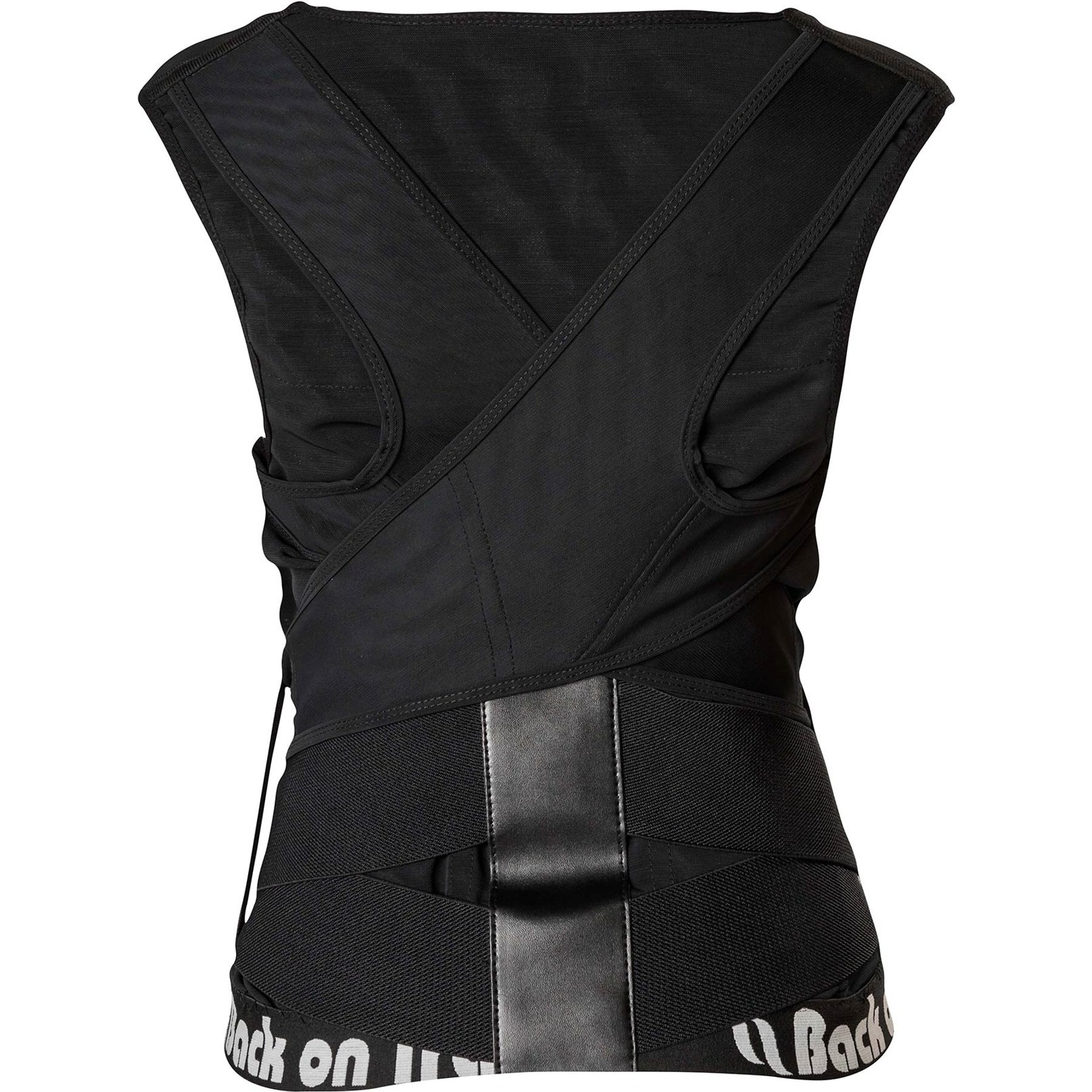 Back on Track Posture Support Horse Riding Vest, Black, X-Small