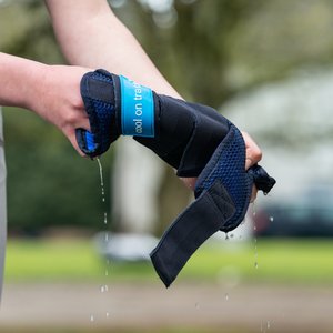 Back on Track Cool on Track Quick Horse Wraps, Blue, Medium