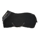 Back on Track Supreme Fleece Cooler with D-Rings Horse Blanket, Black, 78-in