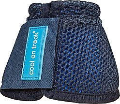 Back on Track Cool on Track Horse Bell Boots, Blue, Pony