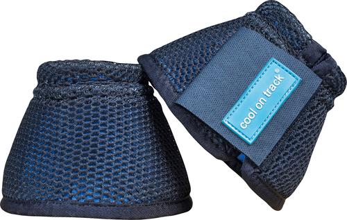 Show full view: Back on Track Cool on Track Horse Bell Boots, Blue, Full slide 2 of 5