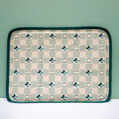 Show full view: The Green Pet Shop Disney Retro Micky Cool Dog & Cat Pad, Sage/Cream, Small slide 6 of 6