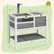 Show in main carousel: PawHut Tortoise Habitat with Shelf Storage, Light Gray slide 3 of 10