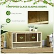 Show in main carousel: PawHut Wooden Reptile Terrarium with Sliding Door, 33.8-gal slide 6 of 10