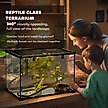 Show in main carousel: PawHut Glass Reptile Terrarium with Sliding Screen Top, 14-gal slide 4 of 9
