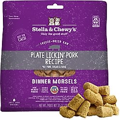 Stella & Chewy's Dinner Morsels Plate Lickin' Pork Recipe Cat Dried Food, 3.5-oz bag