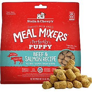 Stella & Chewy's Freeze-Dried Raw Meal Mixers Grain-Free Protein Rich Beef & Salmon Recipe Dog Food, 3.5-oz bag