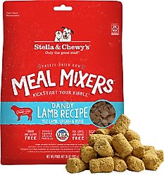Stella & Chewy's Dandy Lamb Meal Mixers Freeze-Dried Raw Dog Food Topper, 35-oz bag