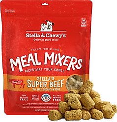 Stella & Chewy's Stella's Super Beef Meal Mixers Freeze-Dried Raw Dog Food Topper, 35-oz bag