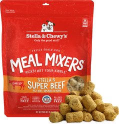 Stella & Chewy's Stella's Super Beef Meal Mixers Freeze-Dried Raw Dog Food Topper, 35-oz bag