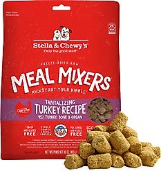 Stella & Chewy's Tantalizing Turkey Meal Mixers Freeze-Dried Raw Dog Food Topper, 35-oz bag