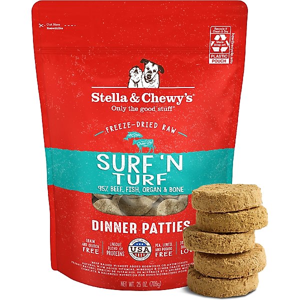 Stella & Chewy's Absolutely Rabbit Dinner Patties Freeze-Dried Raw Dog Food