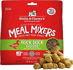 Stella & Chewy's Duck Duck Goose Meal Mixers Freeze-Dried Raw Dog Food Topper, 18-oz bag