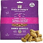 Stella & Chewy's Yummy Lickin' Salmon & Chicken Dinner Morsels Freeze-Dried Raw Cat Food, 18-oz bag