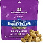 Stella & Chewy's Absolutely Rabbit Dinner Morsels Freeze-Dried Raw Cat Food, 8-oz bag