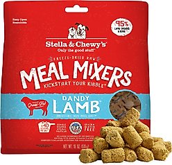 Stella & Chewy's Dandy Lamb Meal Mixers Freeze-Dried Raw Dog Food Topper, 18-oz bag