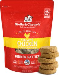 Stella & Chewy's Chewy's Chicken Dinner Patties Freeze-Dried Raw Dog Food, 25-oz bag