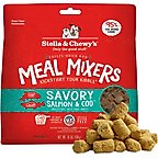 Stella & Chewy's Savory Salmon & Cod Meal Mixers Freeze-Dried Raw Dog Food Topper, 18-oz bag
