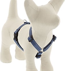 LupinePet ECO Recycled Adjustable Dog Harness, Mountain Lake, Small: 12 to 20-in chest, 1/2-in wide