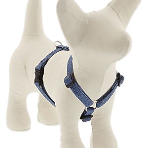 LupinePet ECO Recycled Adjustable Dog Harness, Mountain Lake, X-Small: 9 to 14-in chest, 1/2-in wide