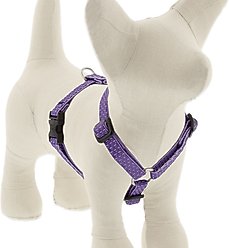 LupinePet ECO Recycled Adjustable Dog Harness, Lilac, X-Small: 9 to 14-in chest, 1/2-in wide
