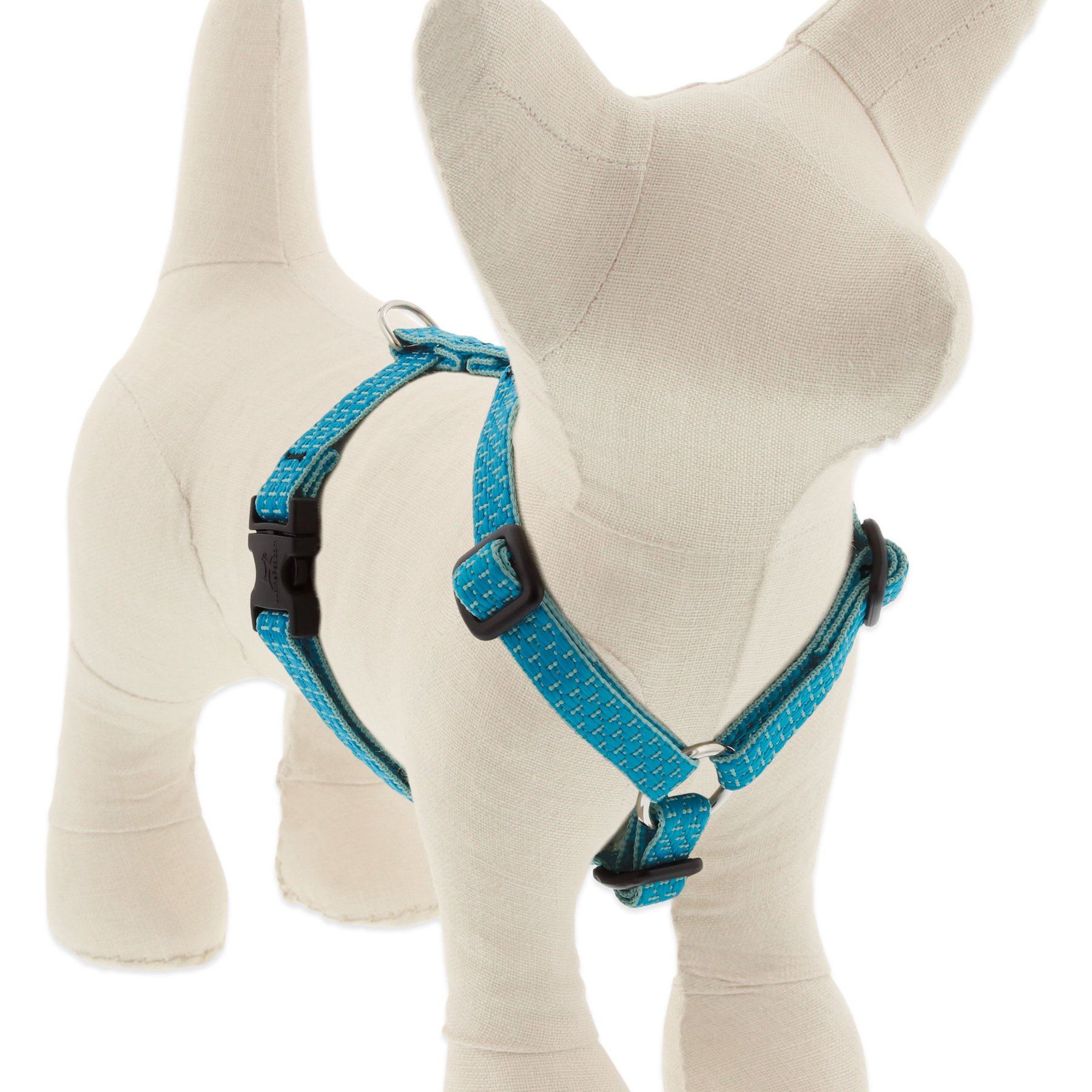 LupinePet ECO Recycled Adjustable Dog Harness, Tropical Sea, X-Small: 9 to 14-in chest, 1/2-in wide