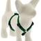 Show in main carousel: LupinePet Basic Solid Adjustable Dog Harness, Green, X-Small: 9 to 14-in chest, 1/2-in wide slide 1 of 7