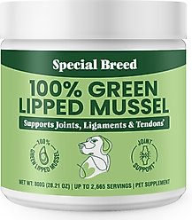 Special Breed Green Lipped Mussel Powder Joint Supplement for Dogs & Cats, 28.22-oz