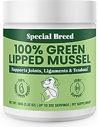 Special Breed Green Lipped Mussel Powder Joint Supplement for Dogs & Cats, 3.53-oz