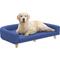 Show in main carousel: PawHut Sofa Dog Bed with Washable Cover, Blue slide 1 of 9