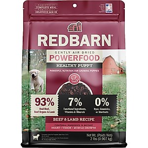 Redbarn Powerfood Digestive Health Beef & Lamb Gently Air Dried Dog Food