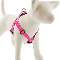 LupinePet Reflective Diamonds Step In Dog Harness, Pink Diamond, Large: 24 to 38-in chest, 1-in wide