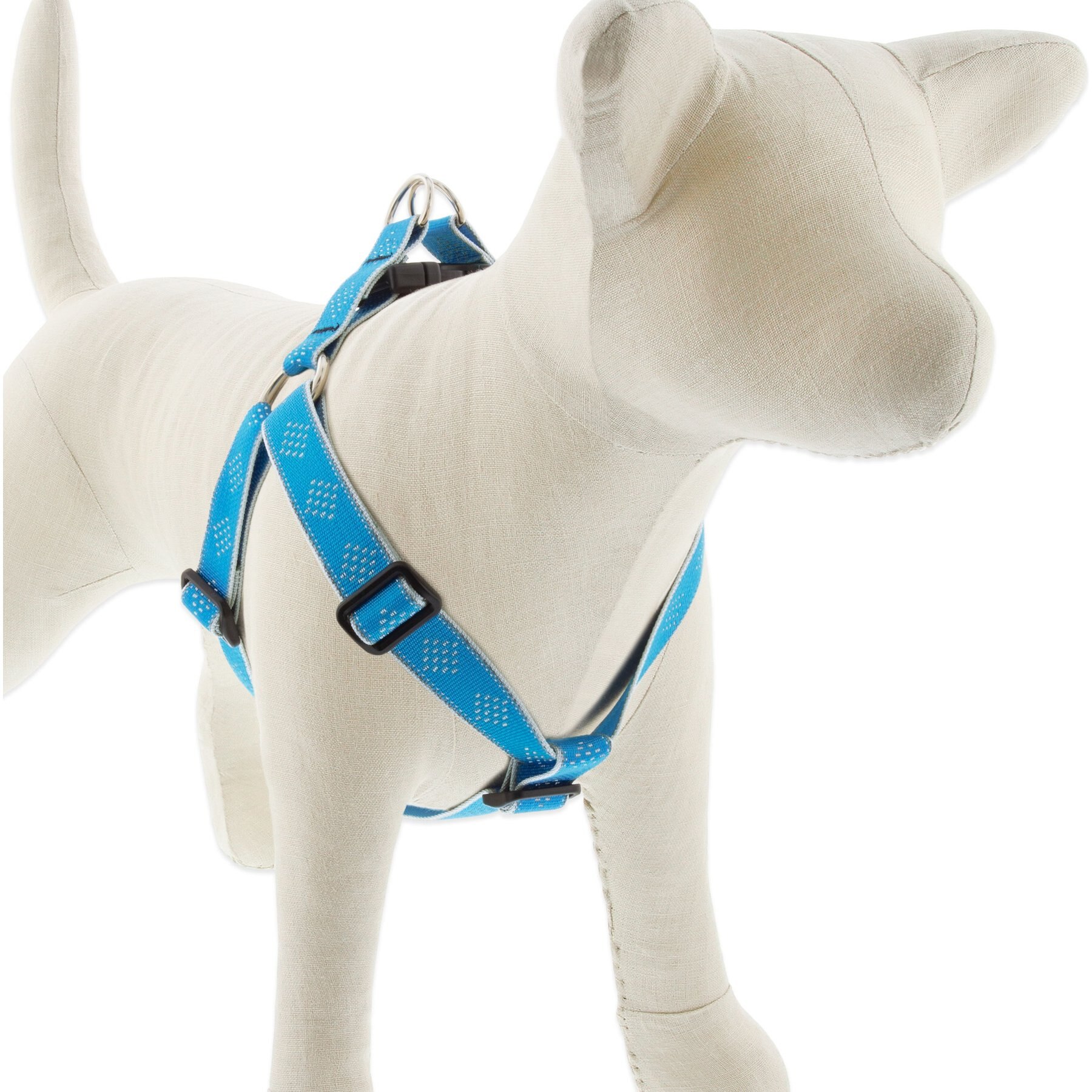 LupinePet Reflective Diamonds Step In Dog Harness, Blue Diamond, Large: 24 to 38-in chest, 1-in wide