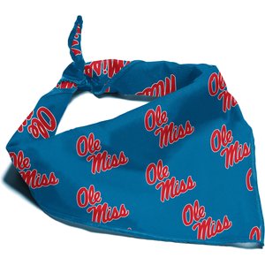 ShopInstaPets Ole Miss Rebels Dog Bandana, Large