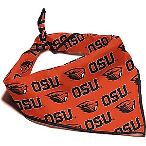 ShopInstaPets Oregon State Beavers Dog Bandana, Small