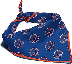 ShopInstaPets Boise State Broncos Dog Bandana, Small