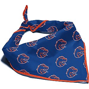 ShopInstaPets Boise State Broncos Dog Bandana, Large