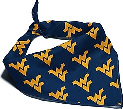ShopInstaPets West Virginia Mountaineers Dog Bandana, Large