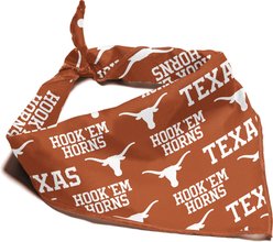 ShopInstaPets Texas Longhorns Dog Bandana, Large