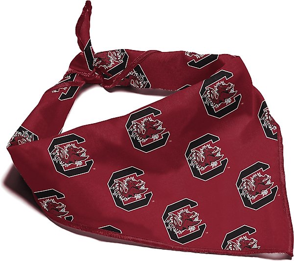 Show full view: ShopInstaPets South Carolina Gamecocks Dog Bandana, Large slide 1 of 4