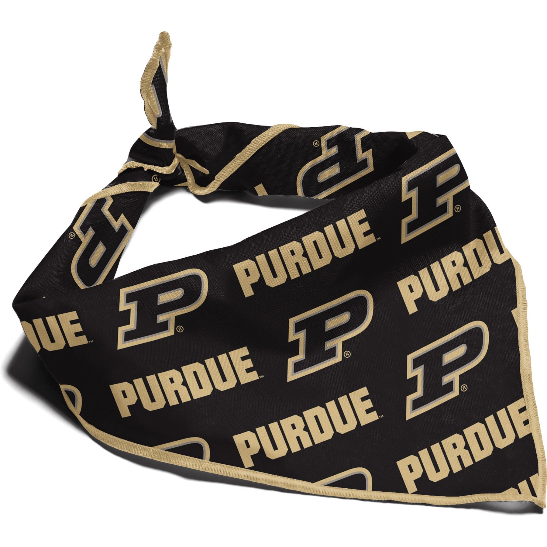 ShopInstaPets NCAA Dog Bandana, Purdue Boilermakers, Small