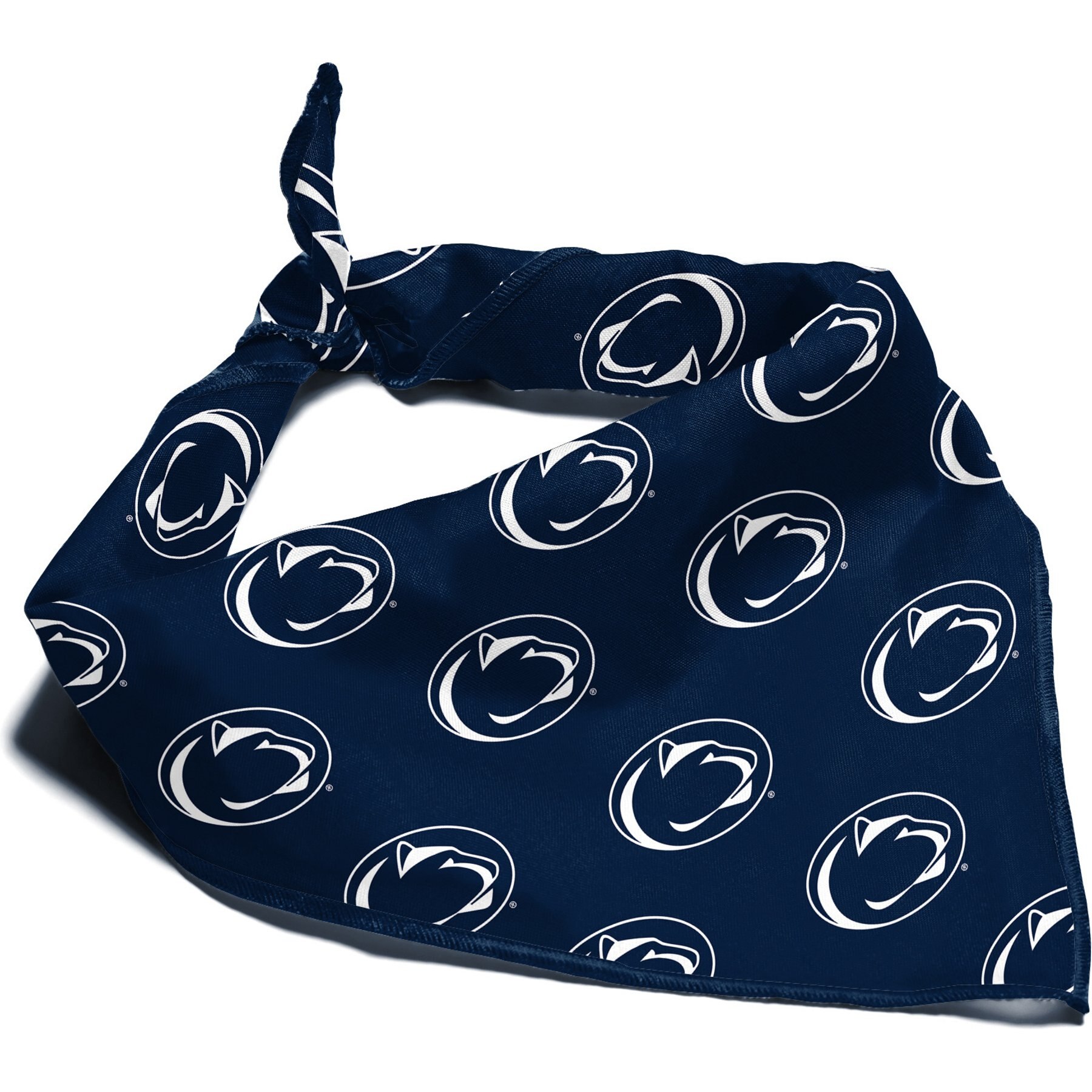 ShopInstaPets NCAA Dog Bandana, Penn State Nittany Lions, Small