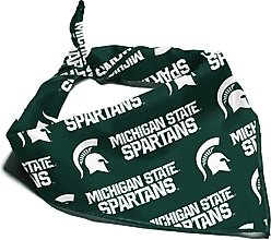 ShopInstaPets Michigan State Spartans Dog Bandana, Large