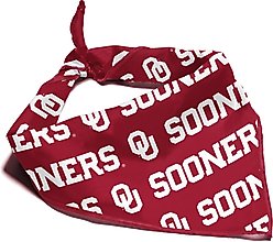 ShopInstaPets Oklahoma Sooners Dog Bandana, Large