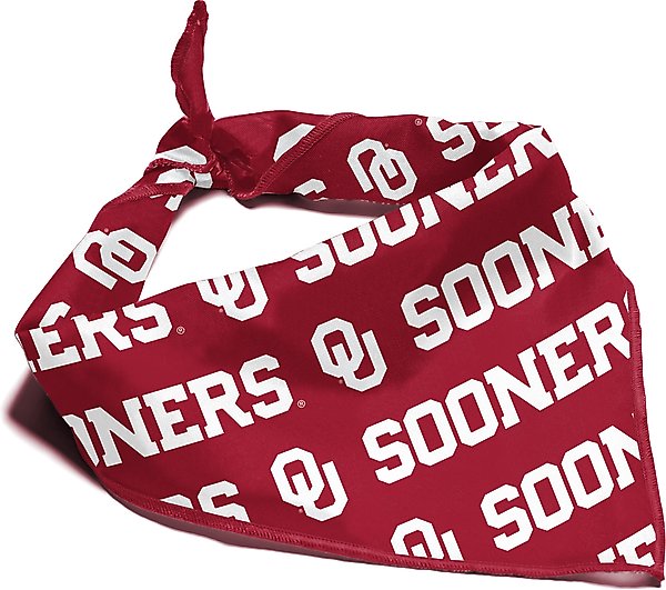 Show full view: ShopInstaPets Oklahoma Sooners Dog Bandana, Large slide 1 of 4