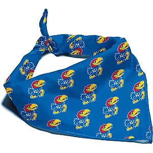 ShopInstaPets Kansas Jayhawks Dog Bandana, Small
