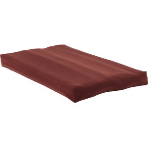 Happy Hounds Carson Deluxe Dog Crate Pad, Burgundy, 42-in