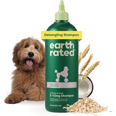 Earth Rated 3-in-1 Detangling Dog Shampoo & Conditioner, White Tea & Basil Scent, 16-fl oz bottle