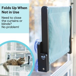 Luli & Cat Cat Window Perch, Blue