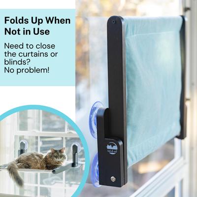 Show full view: Luli & Cat Cat Window Perch, Blue slide 2 of 7